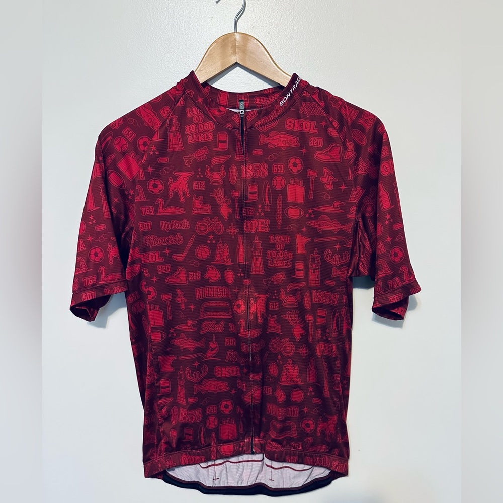 Bontrager Red Minnesota-Themed Cycling Jersey - L